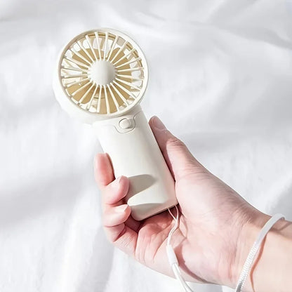 Fan gleoite Mini Fan Iniompartha Bán -Handeld Fan Lightweight Póca Fan Fan Fan Fan Leictreach Torann Beag Le haghaidh Bronntanas Mac Léinn Fan Allamuigh 2025 2025