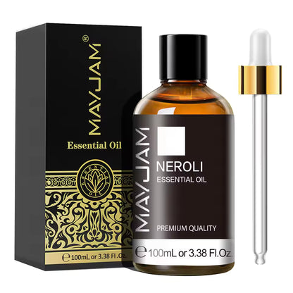 🌿 MayJam ™ 100 ml Pure Essential Oil - Premium Aromaterapy för diffusorer, luftfuktare och mer