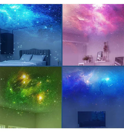🌌 Lunvail ™ Astronaut Galaxy Star Projector-Space-tema nattljus för barn och vuxna