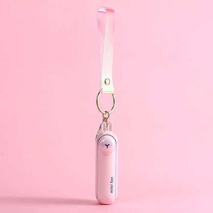 Lunvail ™ sød mini bærbar ventilator-sammenfoldelig, USB-genopladelig, 3 hastigheder