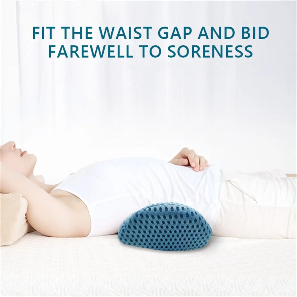 <tc>Lunvail</tc>™ ErgoRest Memory Foam -selkätyyny – Hengittävä ristiselän tuki sänkyyn, autoon, toimistoon ja rentoutumiseen