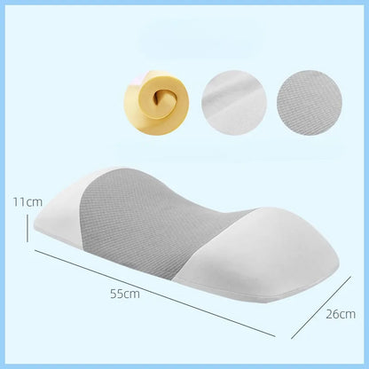 <tc><tc>Lunvail</tc></tc>™ Almohada lumbar para dormir CloudRest: soporte ergonómico de espuma viscoelástica para mayor comodidad en la espalda y la cintura