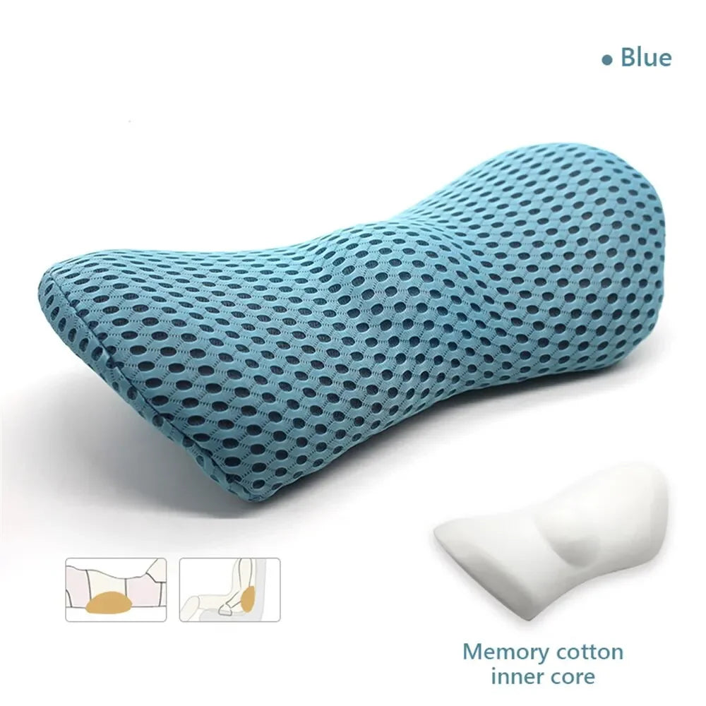 <tc>Lunvail</tc>™ ErgoRest Memory Foam -selkätyyny – Hengittävä ristiselän tuki sänkyyn, autoon, toimistoon ja rentoutumiseen