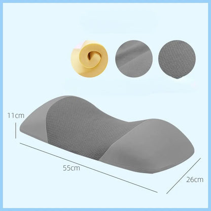 <tc><tc>Lunvail</tc></tc>™ Almohada lumbar para dormir CloudRest: soporte ergonómico de espuma viscoelástica para mayor comodidad en la espalda y la cintura