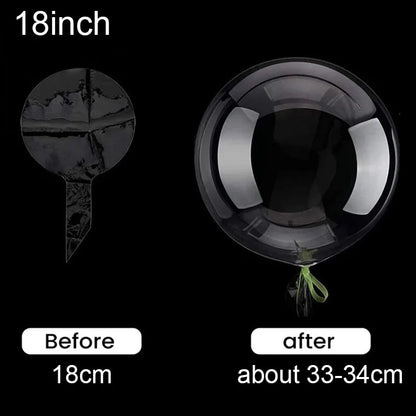 🎈 <tc>Lunvail</tc>™ 透明BOBOバルーン – 透明バブルバルーン10個（8～24インチ）