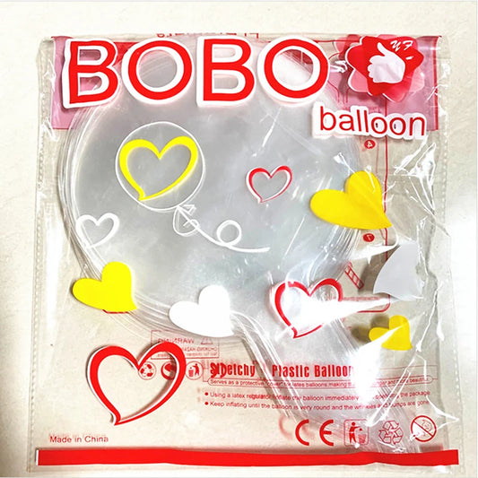 🎈 <tc>Lunvail</tc>™ Průhledné balónky BOBO – 10 ks průhledných bublinových balónků (8–24 palců)