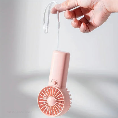 Fan gleoite Mini Fan Iniompartha Bán -Handeld Fan Lightweight Póca Fan Fan Fan Fan Leictreach Torann Beag Le haghaidh Bronntanas Mac Léinn Fan Allamuigh 2025 2025
