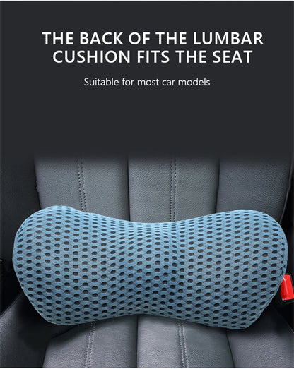 <tc>Lunvail</tc>™ ErgoRest Memory Foam -selkätyyny – Hengittävä ristiselän tuki sänkyyn, autoon, toimistoon ja rentoutumiseen