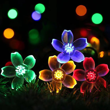 <tc>Lunvail</tc> ™ Cherry Blossom Fairy String Lights - bateriový poháněný květinový výzdoba (10–40 LED)