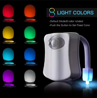 ZK30 Smart Motion Sensor Toalet Night Light - 8/16 Color LED podsvícení