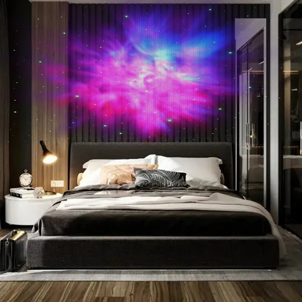 🌌 Lunvail ™ Astronaut Galaxy Star Projector-Space-tema nattljus för barn och vuxna