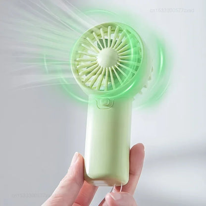 Fan gleoite Mini Fan Iniompartha Bán -Handeld Fan Lightweight Póca Fan Fan Fan Fan Leictreach Torann Beag Le haghaidh Bronntanas Mac Léinn Fan Allamuigh 2025 2025