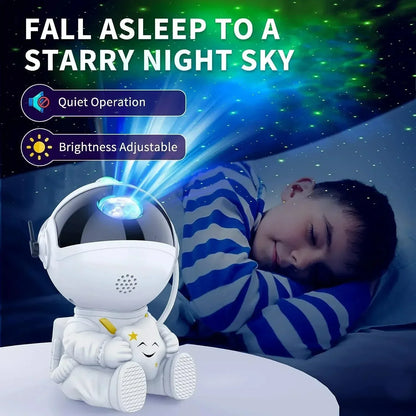 🌌 Lunvail ™ Astronaut Galaxy Star Projector-Space-tema nattljus för barn och vuxna