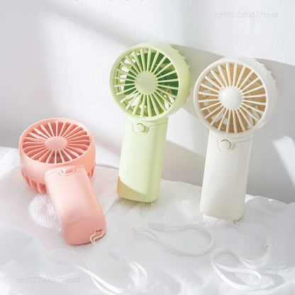 Fan gleoite Mini Fan Iniompartha Bán -Handeld Fan Lightweight Póca Fan Fan Fan Fan Leictreach Torann Beag Le haghaidh Bronntanas Mac Léinn Fan Allamuigh 2025 2025