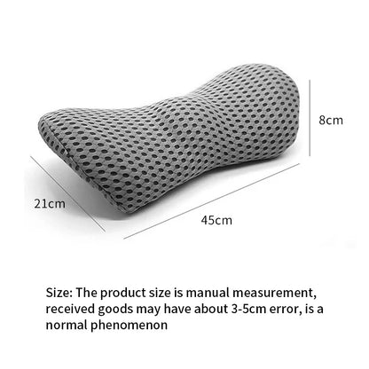 <tc>Lunvail</tc>™ ErgoRest Memory Foam -selkätyyny – Hengittävä ristiselän tuki sänkyyn, autoon, toimistoon ja rentoutumiseen
