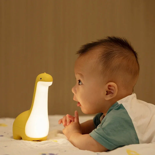 Dinoglow ™ Night Light-Roztomilá oční dinosaurská lampa pro dětské pokoje a postel
