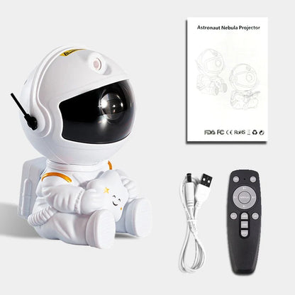 🌌 Lunvail ™ Astronaut Galaxy Star Projector-Space-tema nattljus för barn och vuxna
